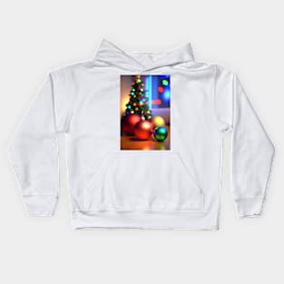 Christmas Baubles 5 Kids Hoodie